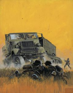 War Picture Library cover #881  'The Impregnable Target' art by Graham Coton