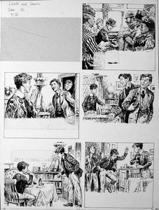 The Fifth Form at St. Dominic's - Test (TWO pages) art by Cecil Doughty