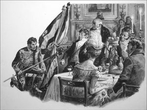 Good News for George IV art by Cecil Doughty
