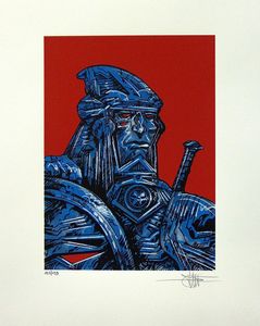 Sloane art by Philippe Druillet