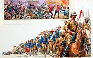 The Boxer Rebellion art by Cecil Doughty