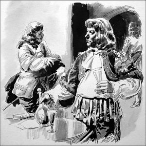 The Spy Who Vanished art by Cecil Doughty