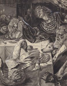 The Feast of The Two Swans art by Cecil Doughty