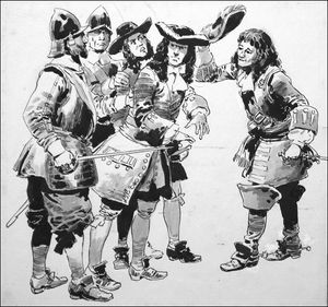 1690 - Spies and Rebellion art by Cecil Doughty