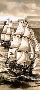 La Perouse art by Ron Embleton
