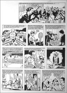 Boris Becker - The Early Years 4 (TWO pages) art by Phil Gascoine