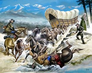 The Winning of the West 2 art by Ron Embleton