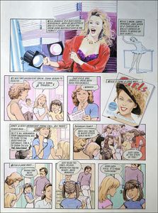 Kylie Minogue - Kylie's Story 2 (TWO pages) art by Maureen & Gordon Gray