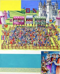 The Age of Chivalry: 'Let Battle Commence' art by Dan Escott