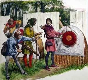 The Bowmen of Britain art by Peter Jackson