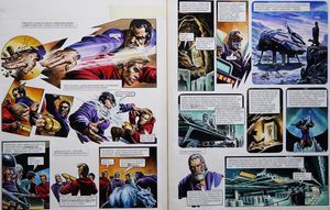 Freezing Foam from 'Sedda's Plot' (TWO pages) art by Oliver Frey