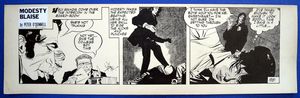 Modesty Blaise Daily Strip #1981 art by Jim Holdaway