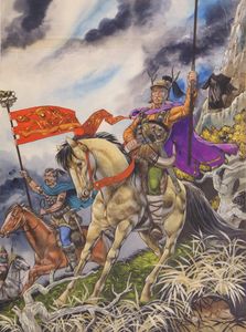 Mounted Warriors art by Richard Hook
