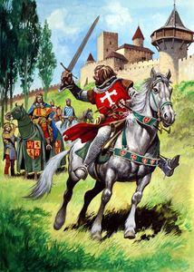 Knight on a Quest art by Peter Jackson
