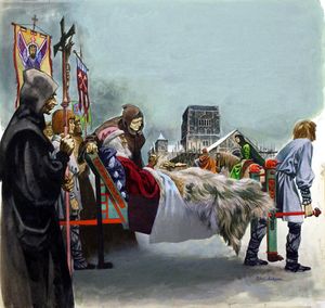 Edward the Confessor art by Peter Jackson