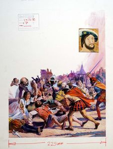 History Of France - The St. Bartholomew's Day Massacre art by Andrew Howat