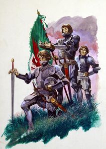 King Henry VII Crowned art by Peter Jackson