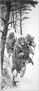 The Old Chief of Glencoe art by Peter Jackson