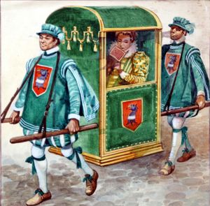 Sedan Chair art by Peter Jackson