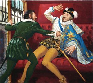 Death of a King art by Jack Keay