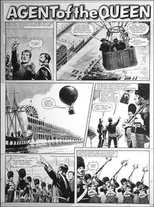 Agent of the Queen - Balloon (TWO pages) art by Bill Lacey
