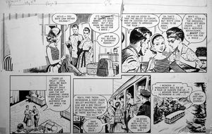 Sally Ballerina (TWO Pages) art by Bill Lacey