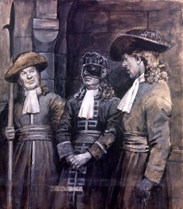 Man in an Iron Mask art by Septimus Scott