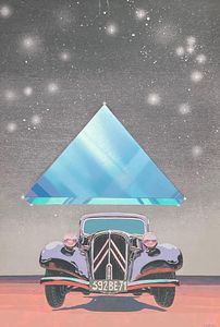Citroen art by Moebius (Jean Giraud)