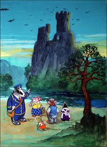 Picnic at the Haunted Castle art by Philip Mendoza
