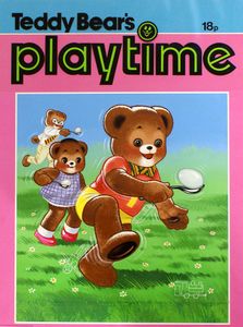 Teddy Bear's Egg & Spoon Race art by William Francis Phillipps