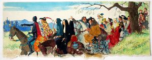 The Canterbury Tales art by Richard O Rose
