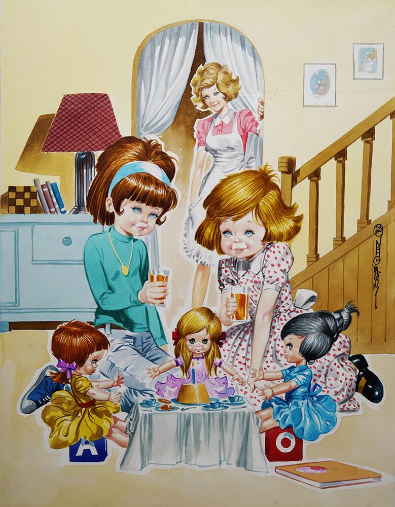 Playing with Candles art by Jose Ortiz