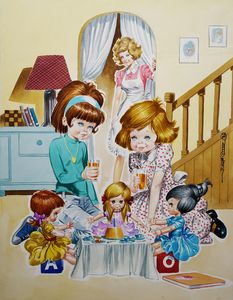 Playing with Candles art by Jose Ortiz