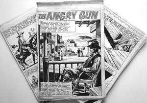 The Angry Gun - COMPLETE 64 Page Story art by Renato Polese