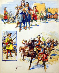 The Army's First Battle Honour art by Eric Parker