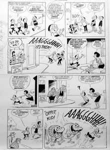 Beastenders - Extra Milk (TWO pages) art by Reg Parlett