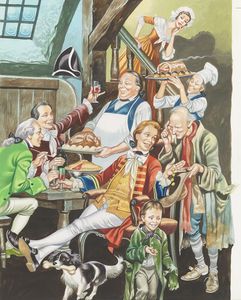 The Tinder Box: A Mighty Feast art by Ron Embleton