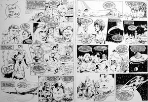 Benny Hill - Super Stan art by Arthur Ranson