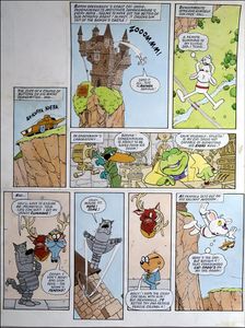 Danger Mouse - High Castle (TWO pages) art by Arthur Ranson
