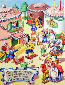 Candy House art by E Dorothy Rees