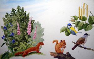 The Hazel Tree art by John Rignall