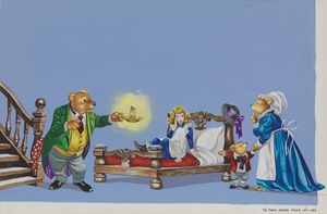 The Three Bears - Who's this in my Bed? art by Ron Embleton