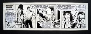 Modesty Blaise Daily Strip #2313 art by Enric Badia Romero