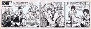 Modesty Blaise daily strip #2599 - Caterpillar Stew art by Enric Badia Romero