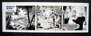 Modesty Blaise Daily Strip #3148 art by Enric Badia Romero