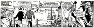 Modesty Blaise daily strip 6593 - Joe Walk-Alone art by Enric Badia Romero