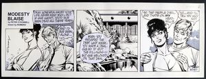 Modesty Blaise Daily Strip #8957 art by Enric Badia Romero