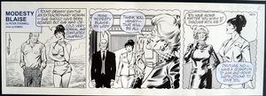 Modesty Blaise Daily Strip #9879 art by Enric Badia Romero