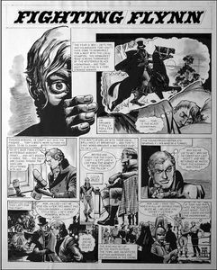 Fighting Flynn - In The Ring (TWO pages) art by Carlos Roume