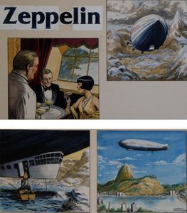 Zeppelin art by Alberto Salinas